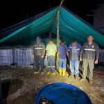 Policía Nacional neutraliza centro de acopio clandestino de combustible en Sucumbíos e incauta aproximadamente 5.500 galones de CLDH