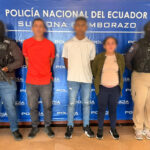 Policía Nacional aprehende a 03 personas por tenencia de arma de fuego y municiones en Riobamba