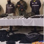 Aprehendimos a presuntos integrantes de grupos irregulares armados en Imbabura