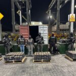 Policía Nacional incauta más de 923 kilos de cocaína ocultos en maquinaria con destino a México