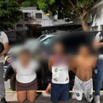 Tres aprehendidos por presunto secuestro y robo de un vehículo en Manabí