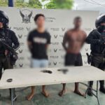Aprehendimos a dos presuntos integrantes de “Los Águilas” vinculados a varios delitos en Esmeraldas