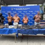 16 FUSILES Y CERCA DE 5.000 MUNICIONES INCAUTADOS EN UNA CAMARONERA