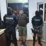 Policía Nacional aprehendió a un ciudadano durante operativo CAMEX en Latacunga