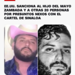 EE.UU. sanciona al hijo del Mayo Zambada y a otras 20 personas por presuntos nexos con el Cartel de Sinaloa
