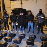 Aprehendimos a tres sujetos e incautamos más de 300 kilos de marihuana en el Carchi