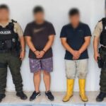 En Los Ríos: Policía Nacional recuperó una camioneta robada y aprehendió a dos presuntos integrantes de “Los Lobos”